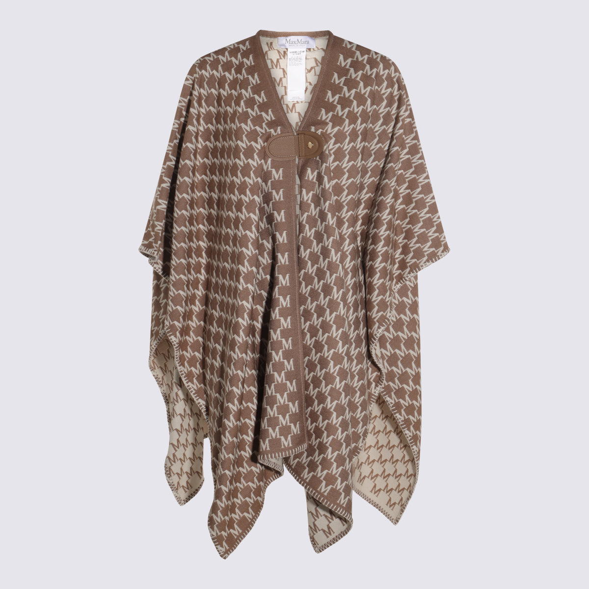 Max Mara Scarfs Bianco/noce