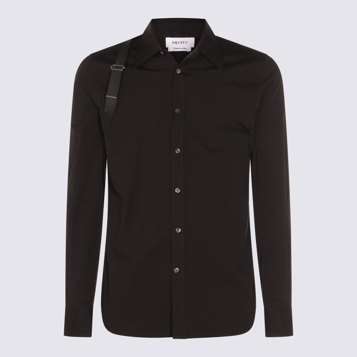 Alexander McQueen Shirts Black _co Ea