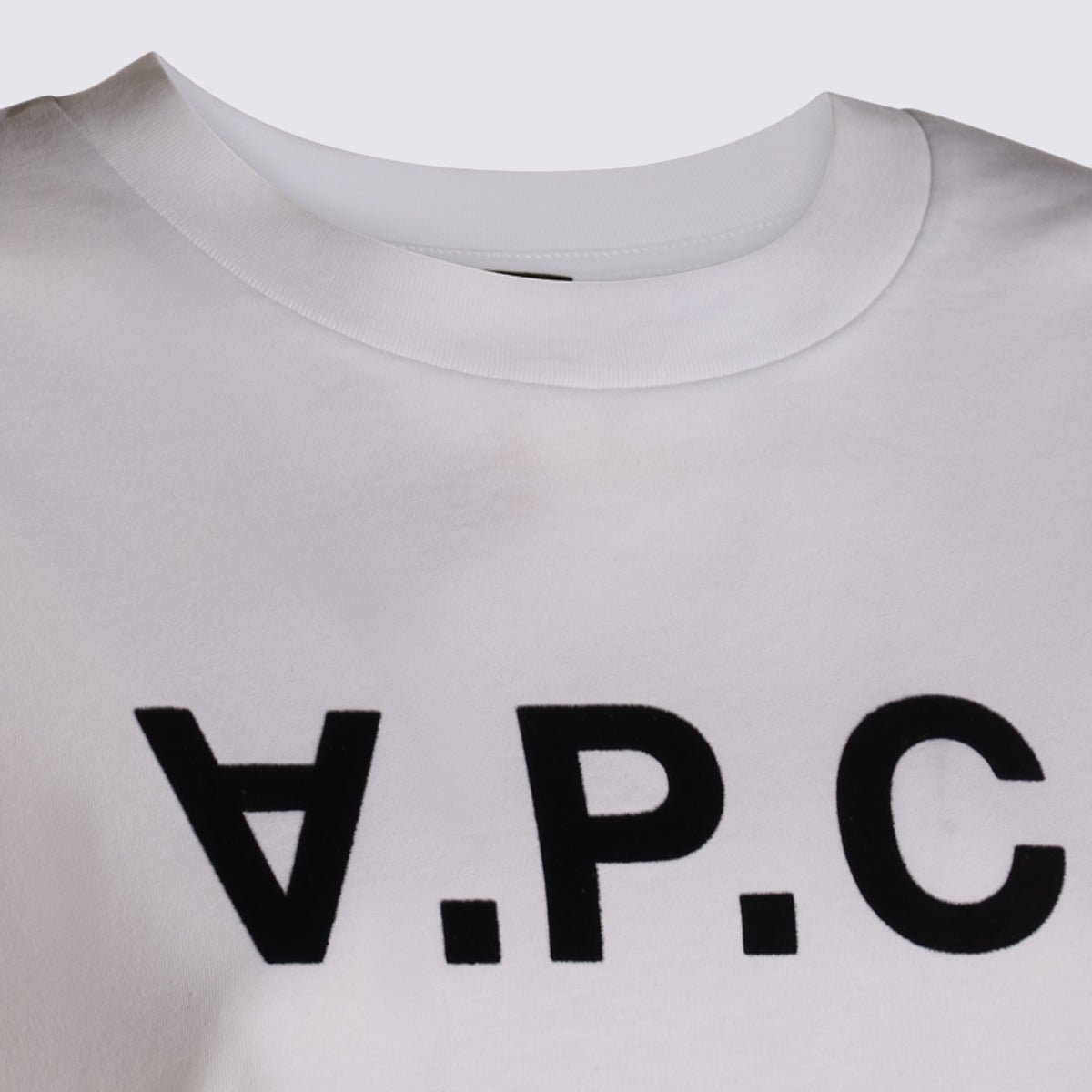 A.P.C. T-shirts and Polos White/dark Navy __co