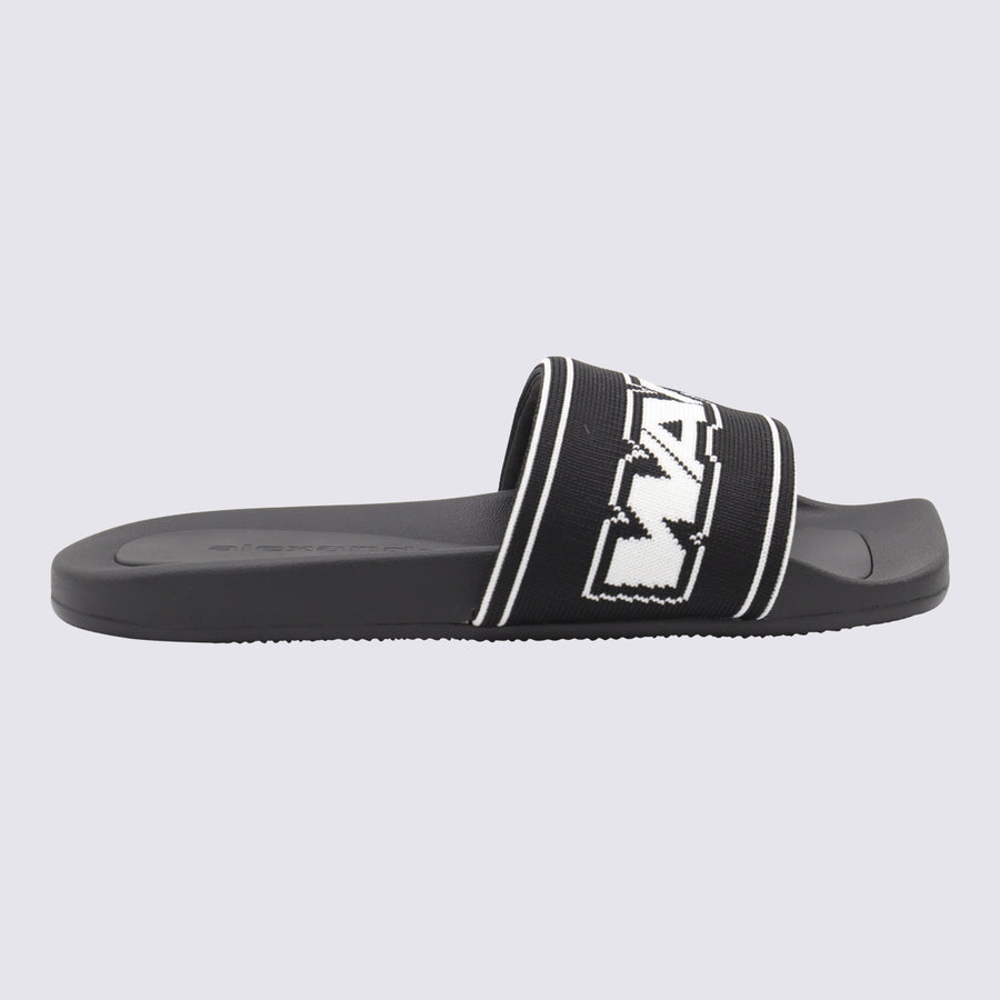 Alexander Wang Knit upper slide in black