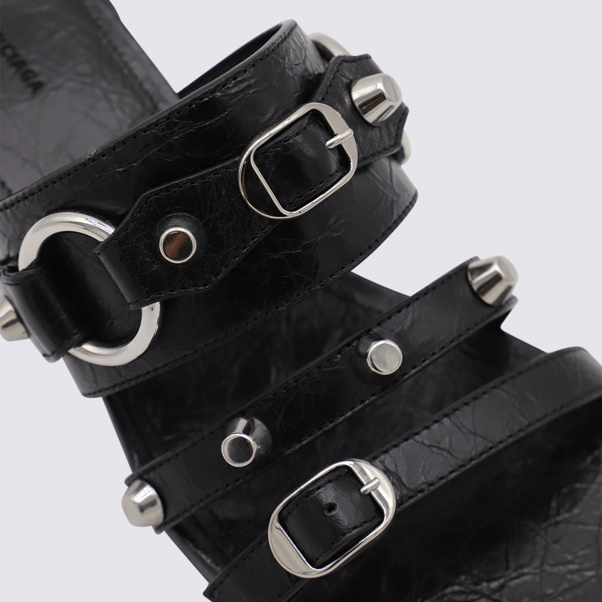 Balenciaga Sandals Black _cover Le Sole