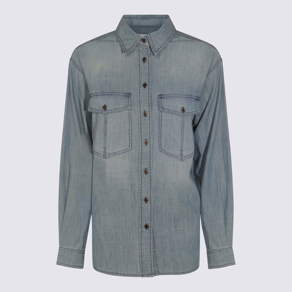 Marant Etoile 100% Cotton shirt in blue
