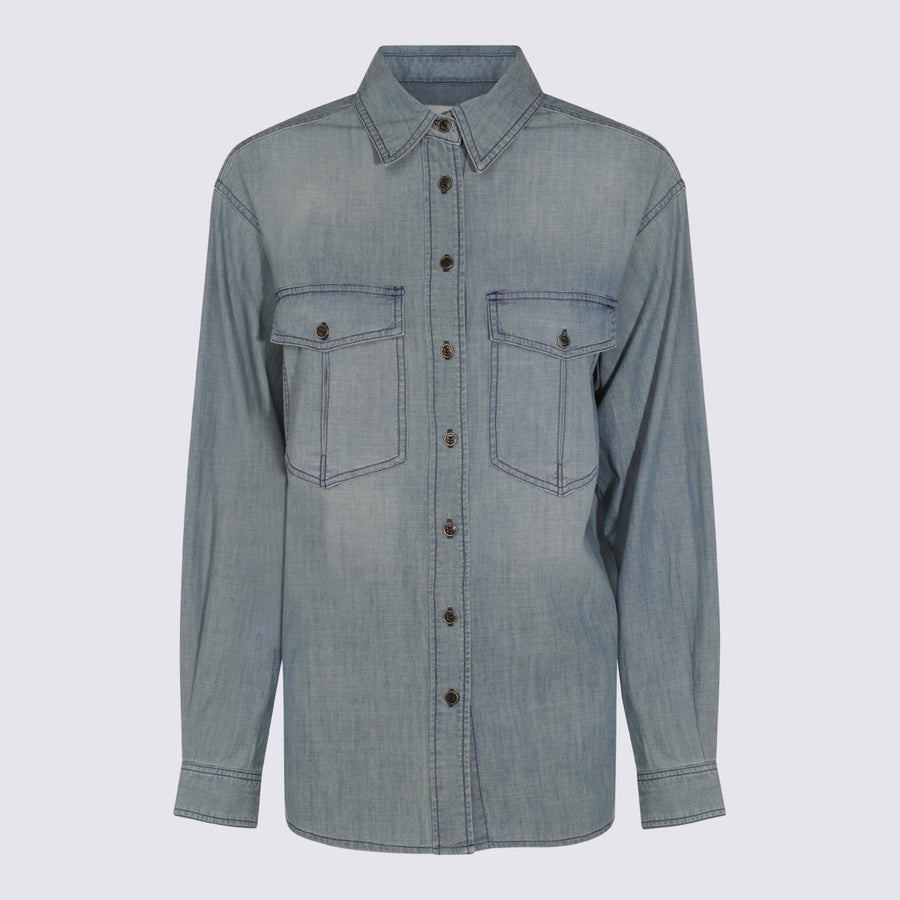 Marant Etoile 100% Cotton shirt in blue