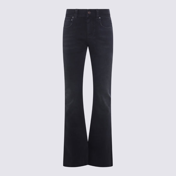 Balenciaga 99% cotton jeans in black