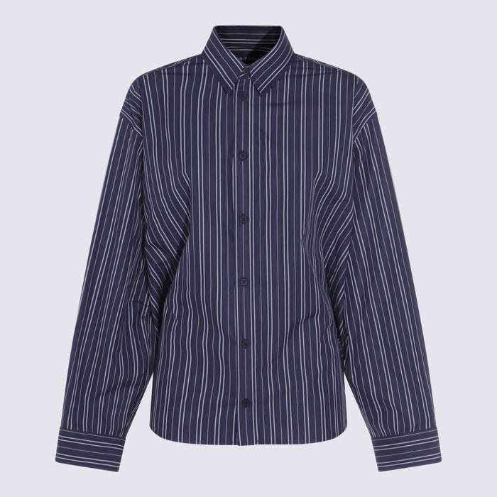 Balenciaga Shirts Blue _100 % Co
