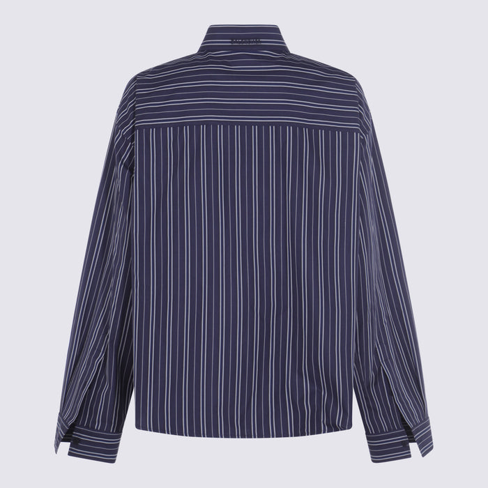 Balenciaga Shirts Blue _100 % Co