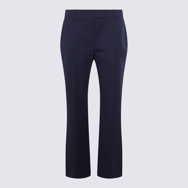 Alexander McQueen 100% wool trousers in navy