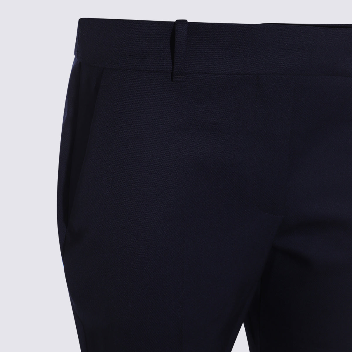 Alexander Mcqueen Trousers Blue _wo