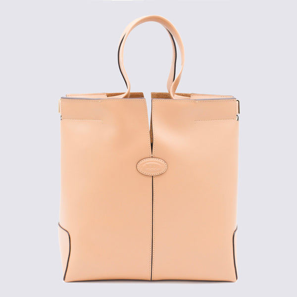 Tod's 100% Leather top handle bag in beige