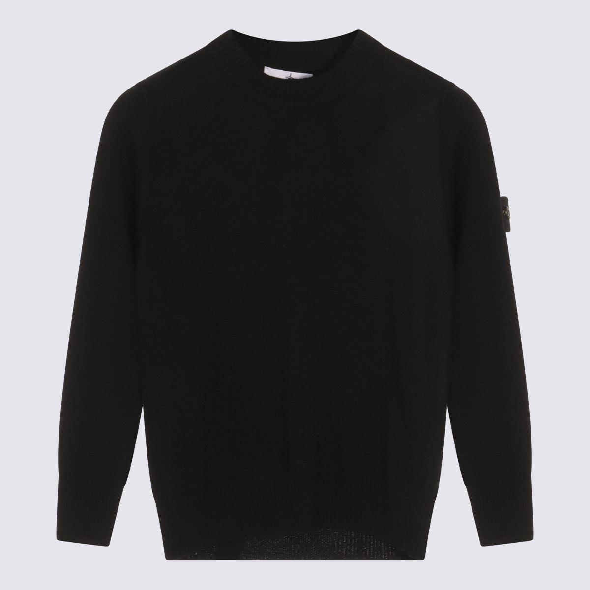 Stone Island Sweaters Black Wv + Cashmere Ny Vi