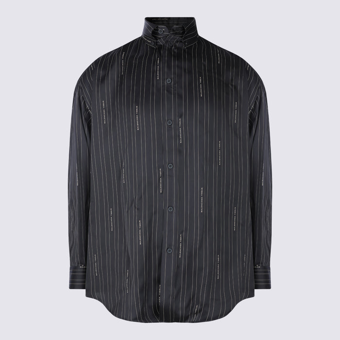 Balenciaga Shirts Black/camel _vi
