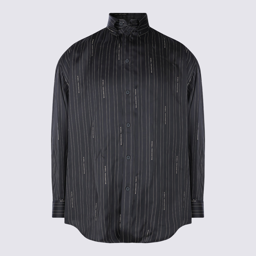 Balenciaga 100% Viscose shirt in black