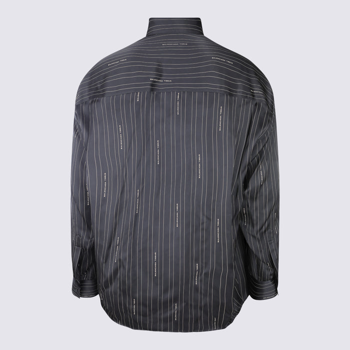 Balenciaga Shirts Black/camel _vi