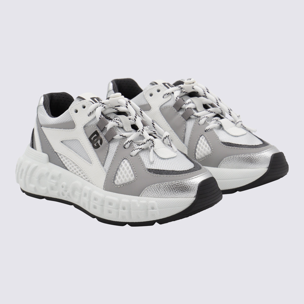 Dolce & Gabbana Sneakers Grigio/bianco Ea+pl+vitello