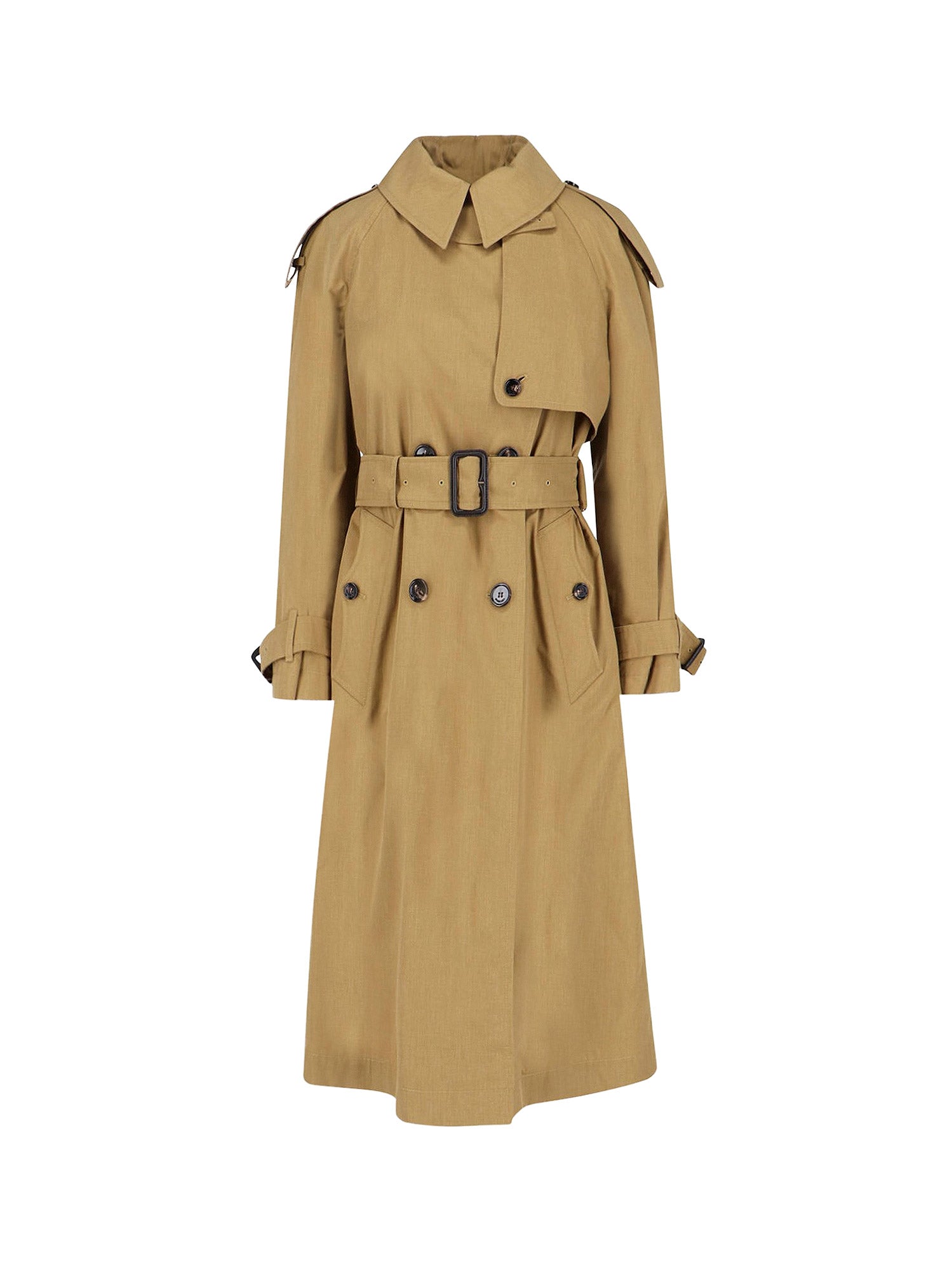Burberry Coats Lignum Brown Ww Pro Poliestere Cotone