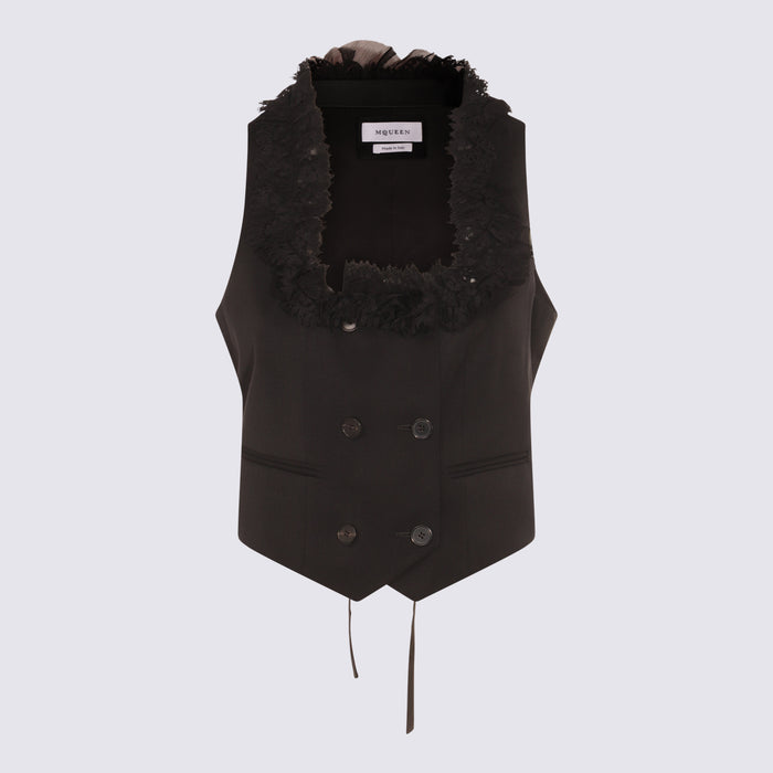 Alexander McQueen Top Black _wo