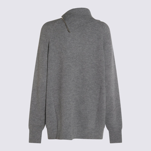 Sportmax 80% Wool sweater in gray