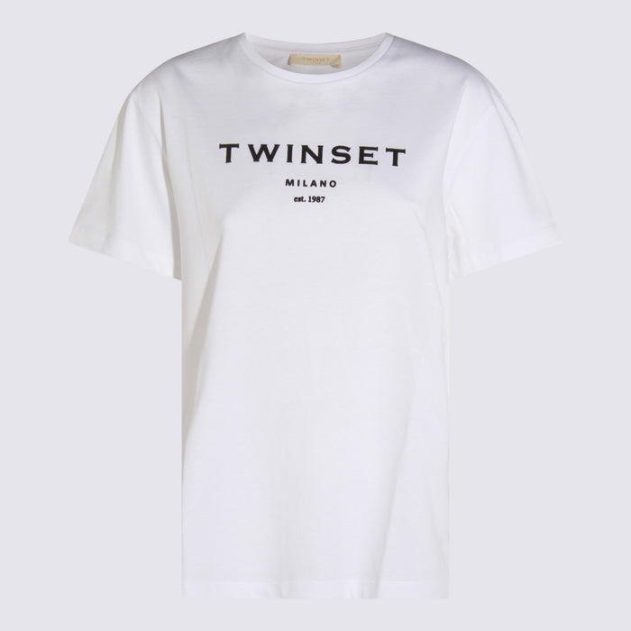 Twin-set T-shirts and Polos White _co