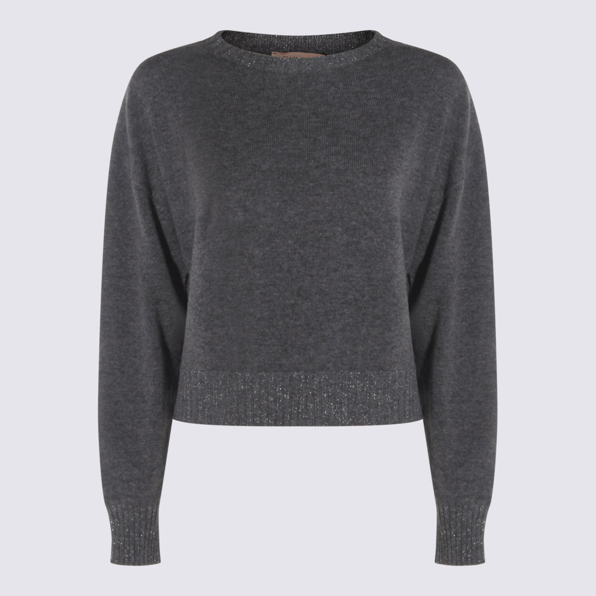Twin-set Sweaters Medium Mel. Grey/argento Lurex _wo Ws Pl