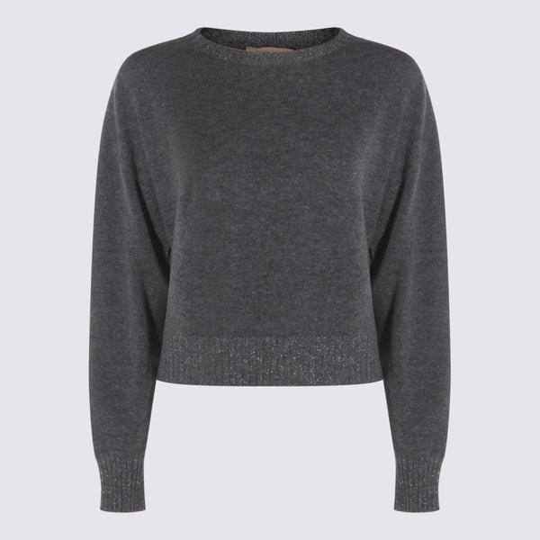Twin-Set 84% Wool sweater in gray