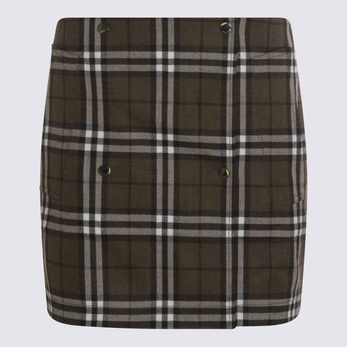 Burberry Skirts Shrub/yew Ip Check _wo