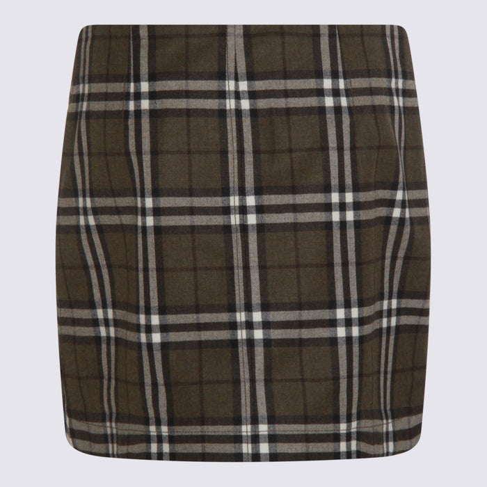 Burberry Skirts Shrub/yew Ip Check _wo
