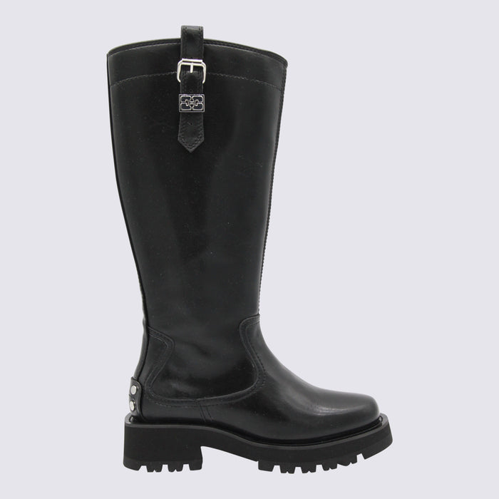 GANNI Boots Black _cover Le Sole El