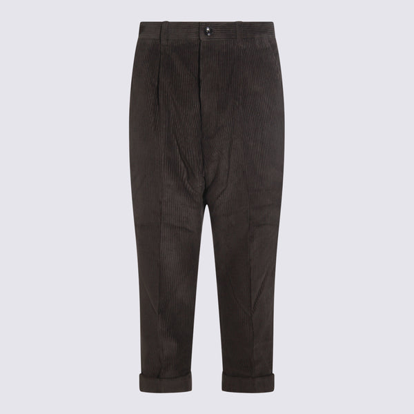 AMI Paris 100% Cotton trousers in gray