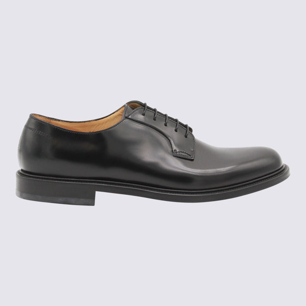 Mille885 Calfskin leather upper oxford in black