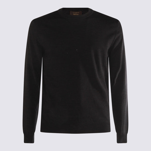 Zanone 95% Wool sweater in black