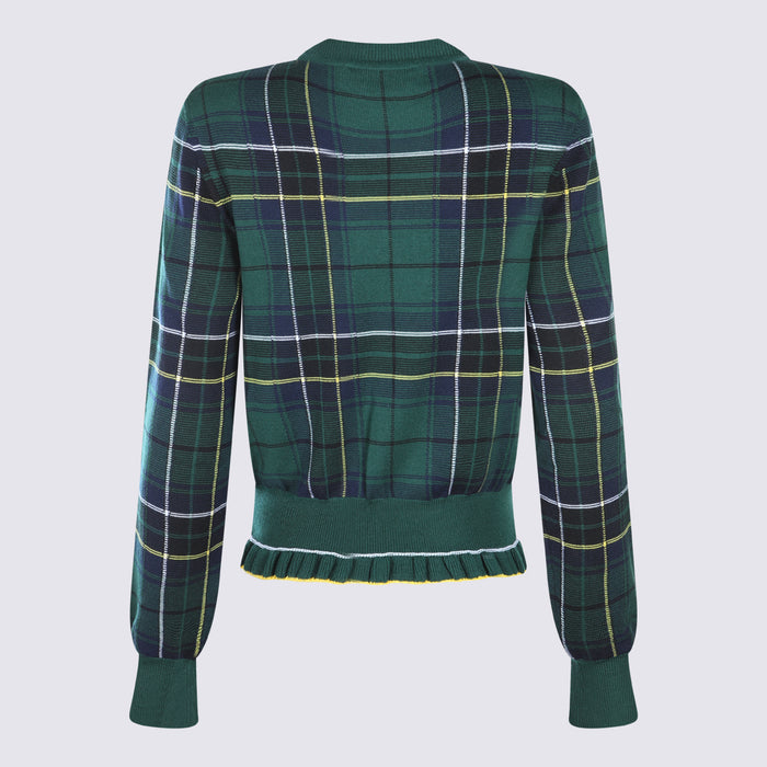 Alexander McQueen Sweaters Navy/green/yellow _wo