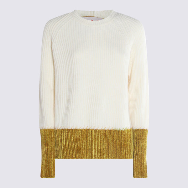 Marni 100% Wool sweater in white