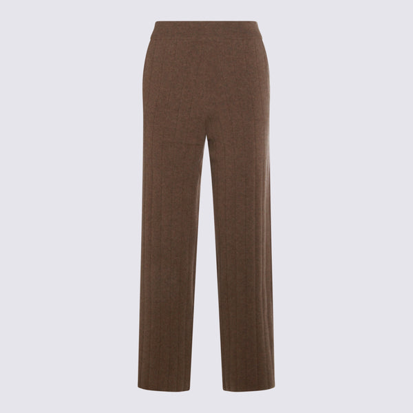 Max Mara 100% Wool trousers in brown