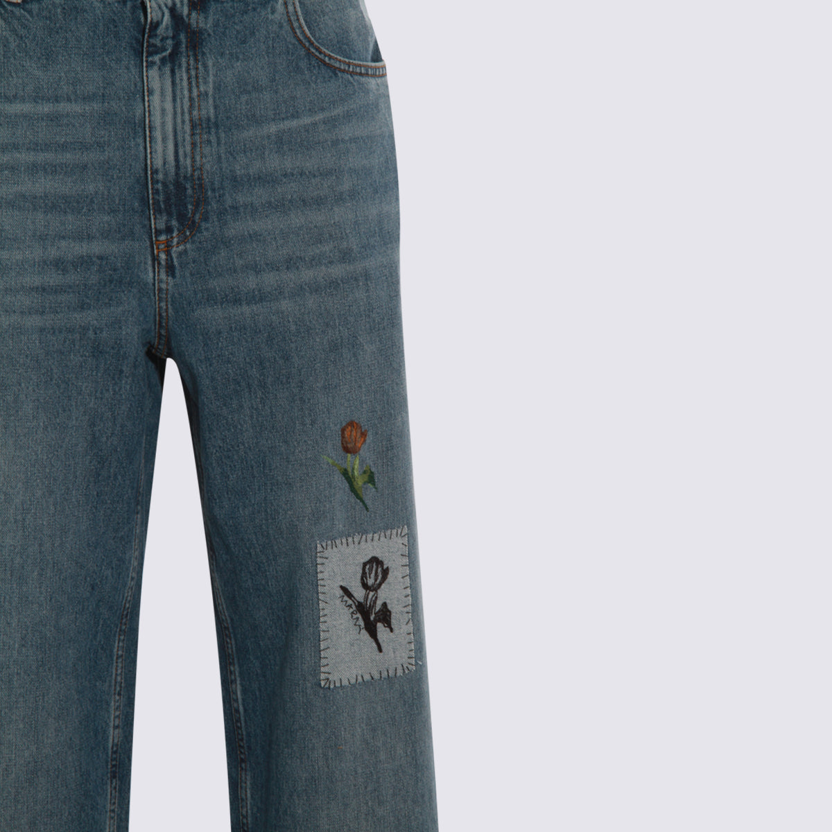 Marni Jeans Azure _100 % Co