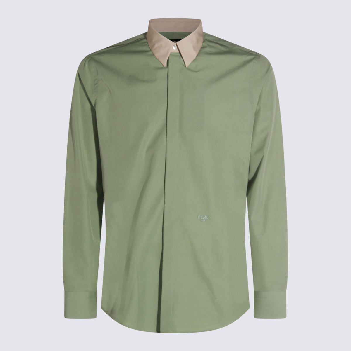 Fendi Shirts Aqua