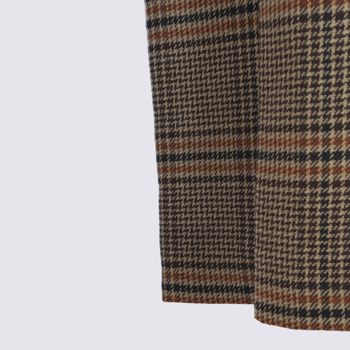 Saint Laurent Skirts Marron/beige/roux _wo