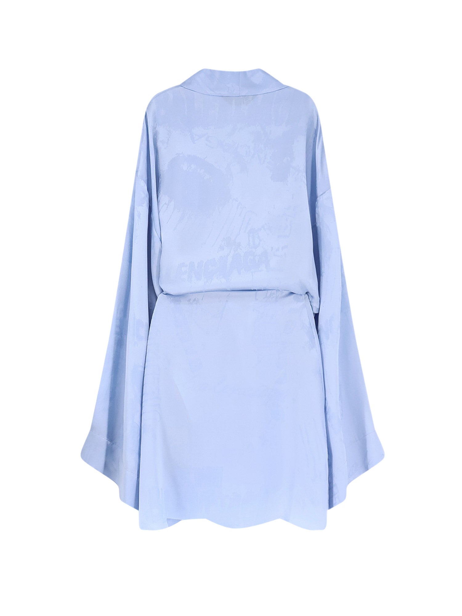 Balenciaga Dresses Blue Seta