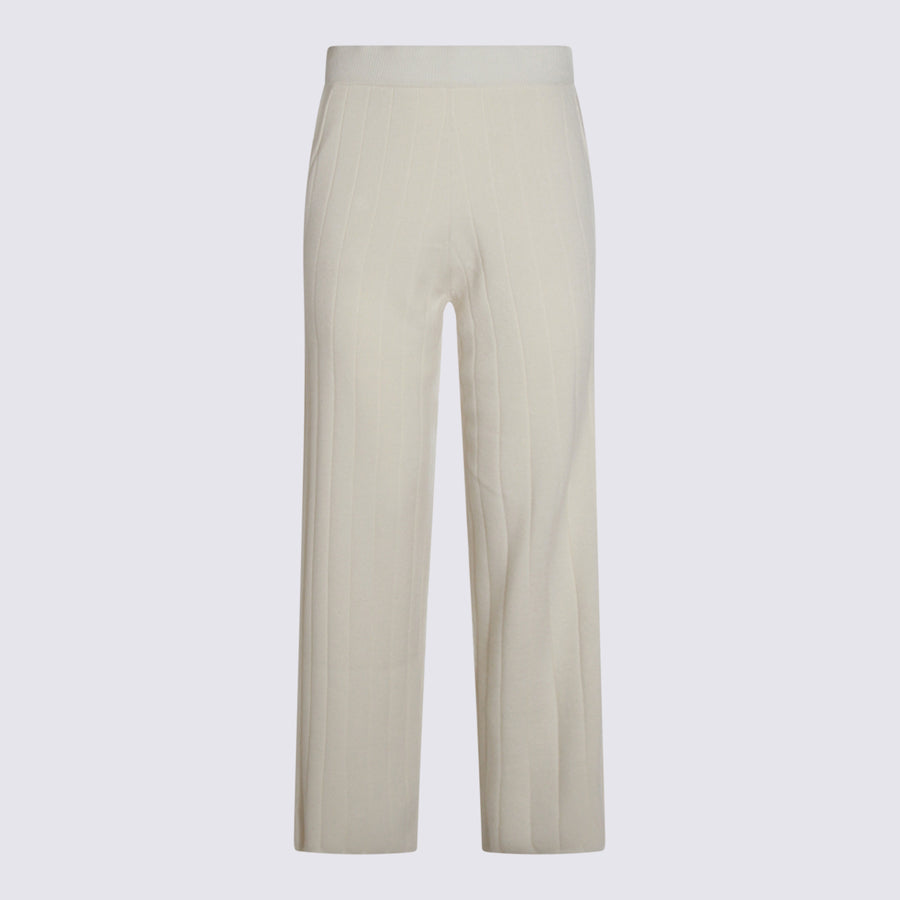 Max Mara 100% Wool trousers in beige