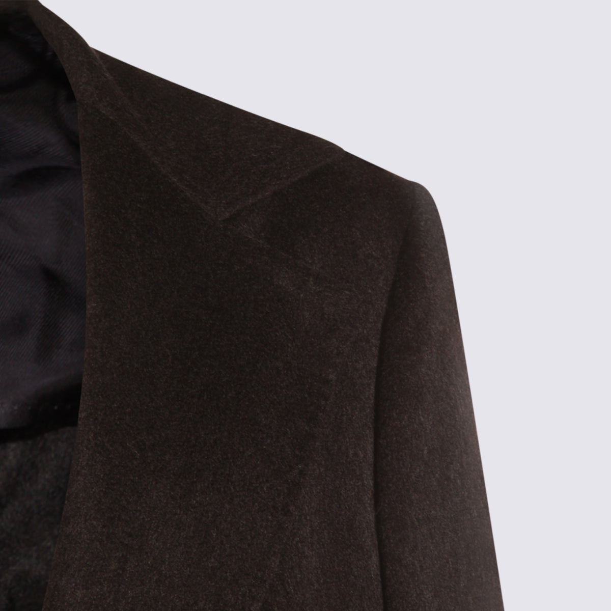 Kiton Coats Grey Cashmere