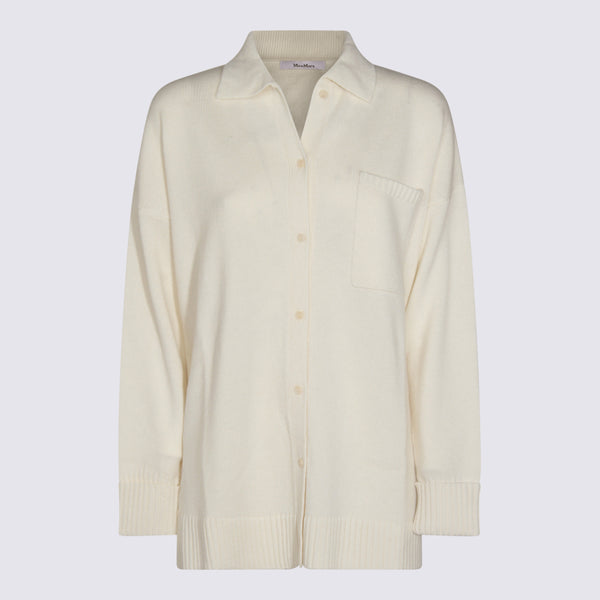 Max Mara 100% Wool sweater in white