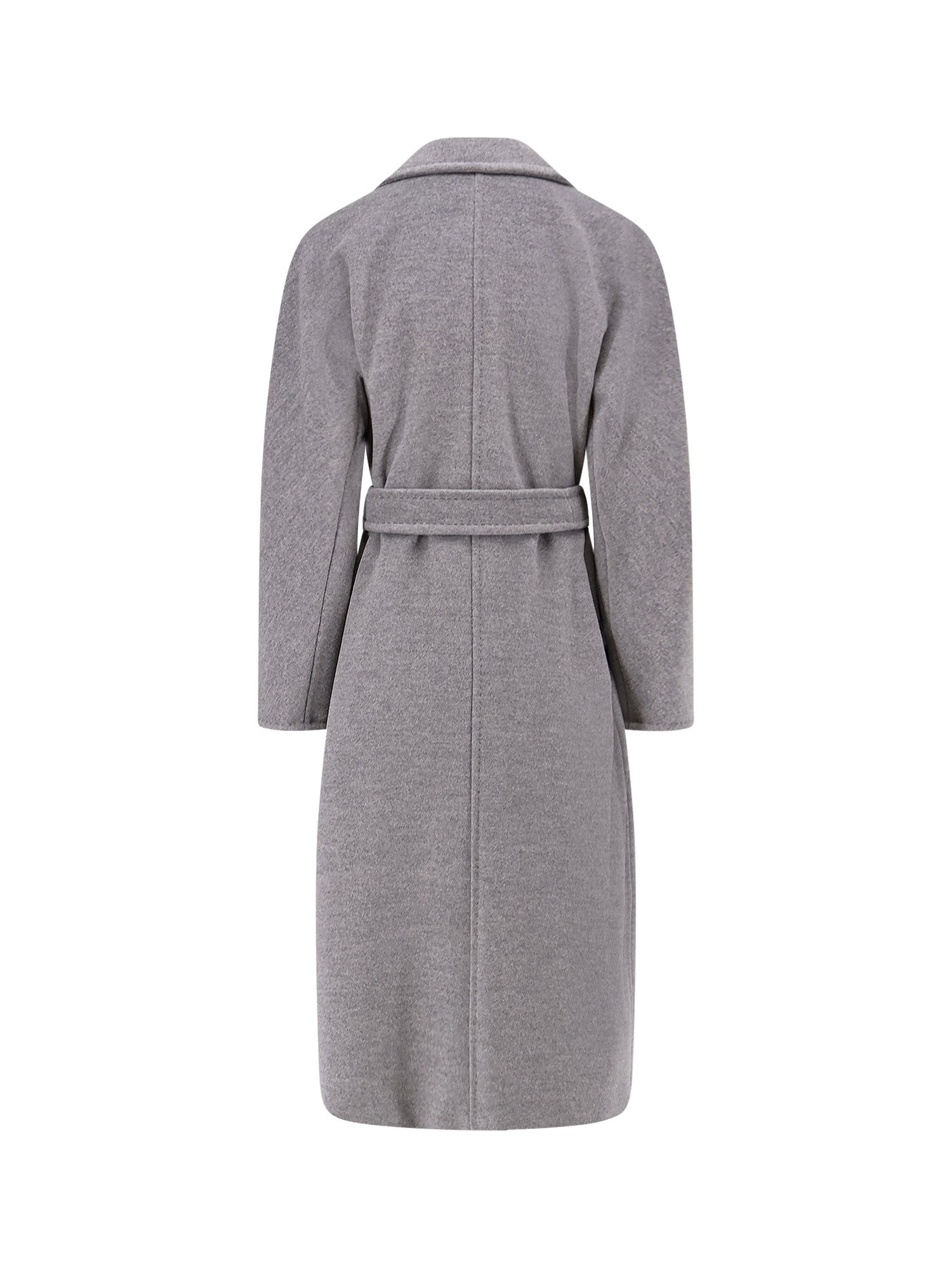 Max Mara Coats Light Grey Lana Vergine Cashmere