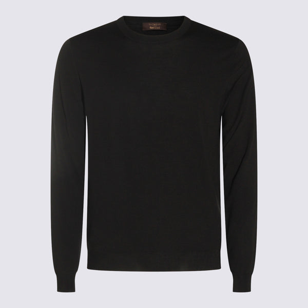 Zanone 95% Virgin Wool sweater in black