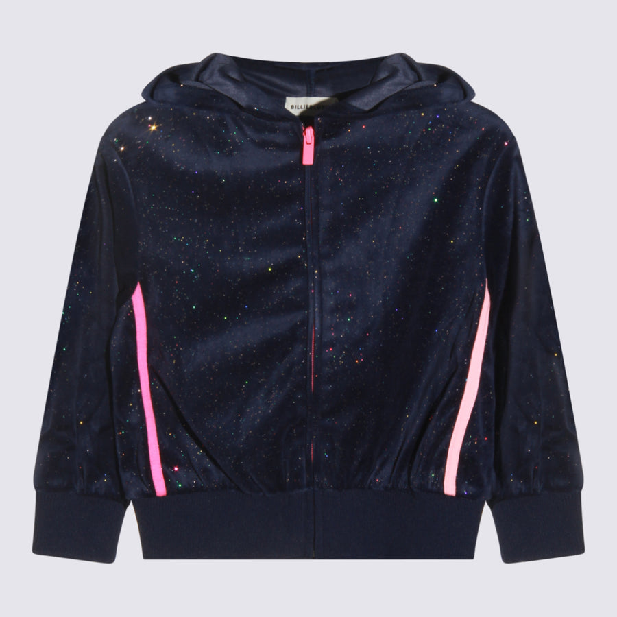 Billieblush 100% Polyester hoodie in navy