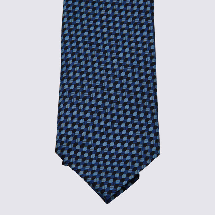 ZEGNA Ties Blue _se