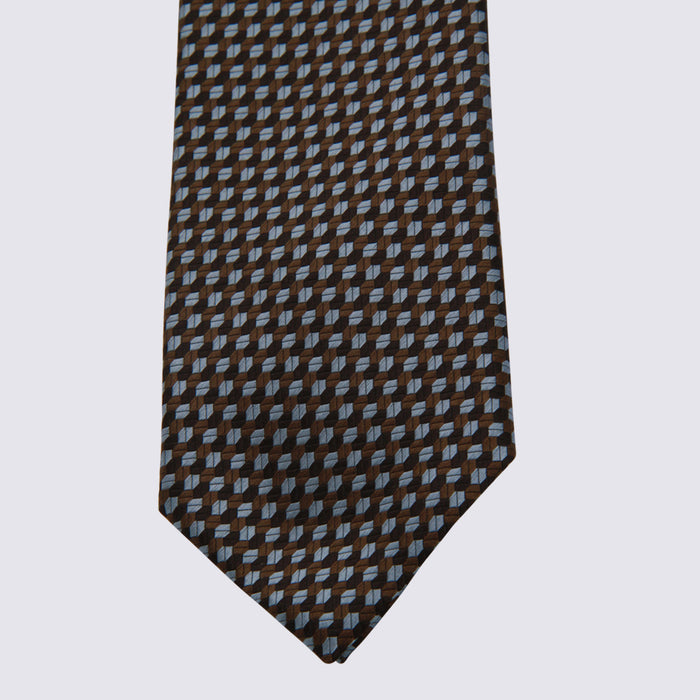 ZEGNA Ties Brown _se