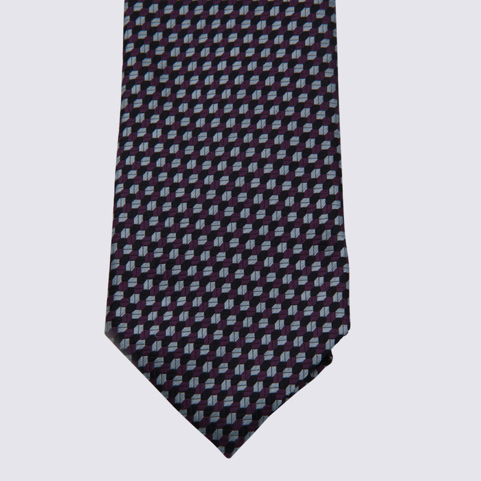 Zegna Ties Purple _se