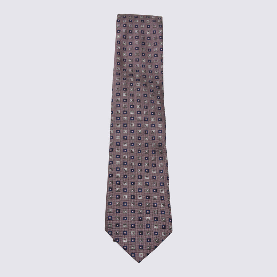 Zegna 100% Silk necktie in pink