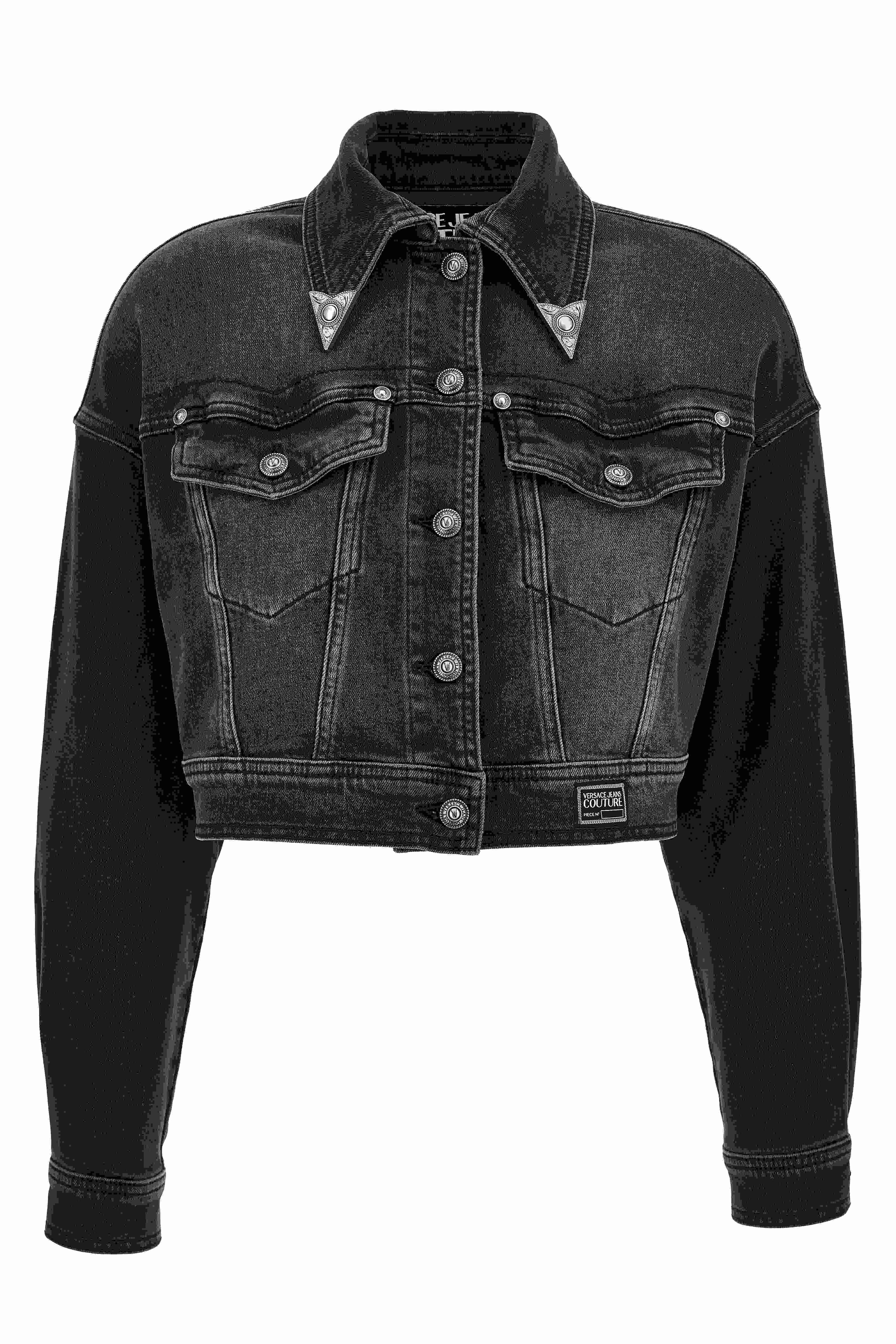 Versace Coats Black