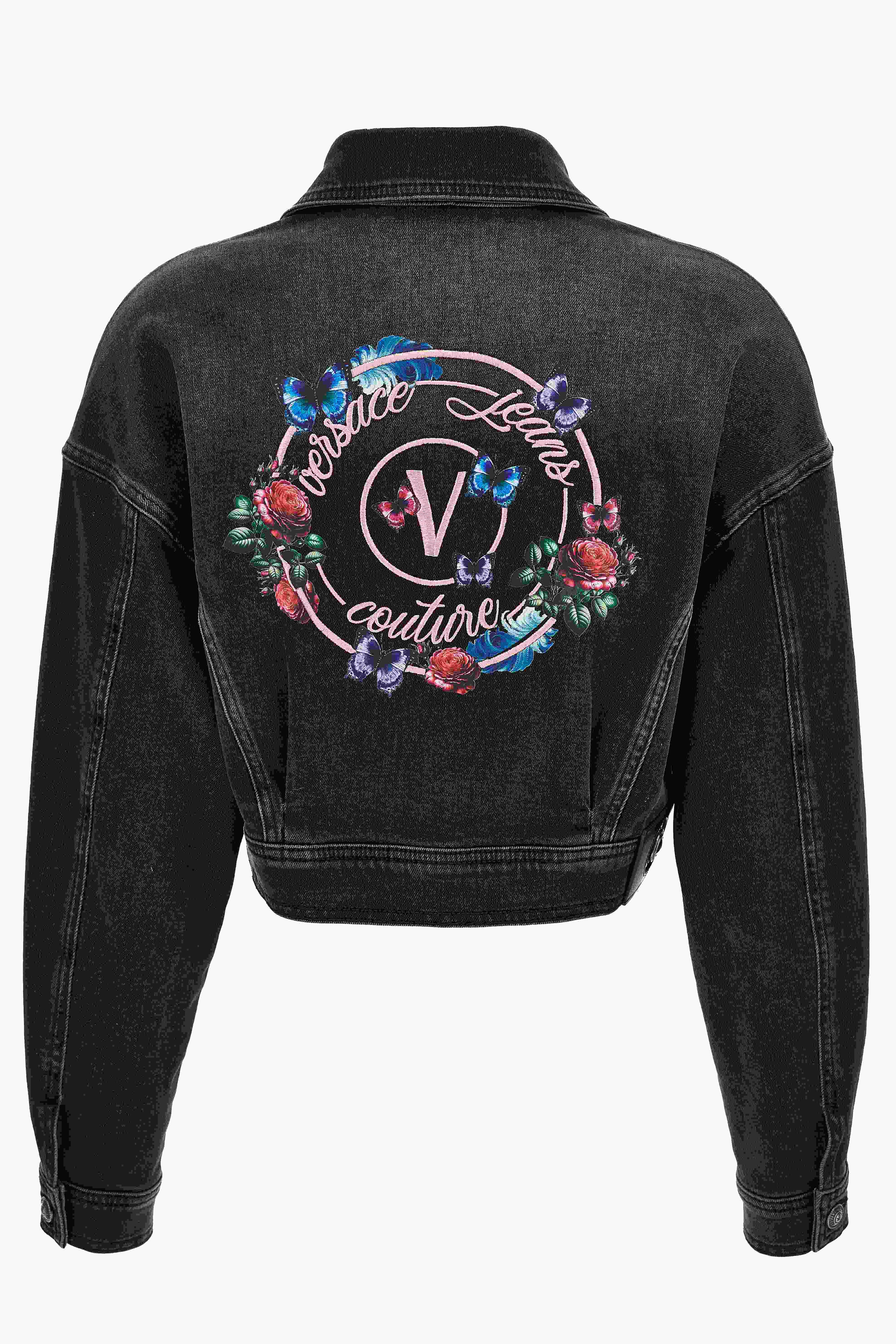 Versace Coats Black