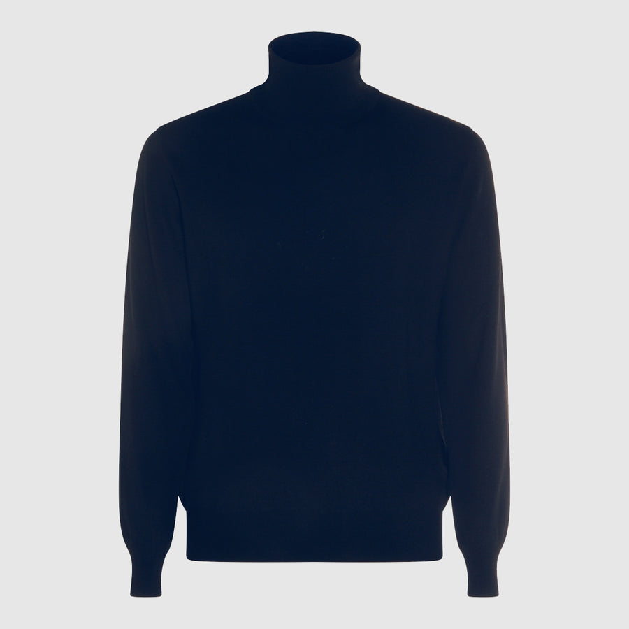 Altea 100% Wool sweater in navy
